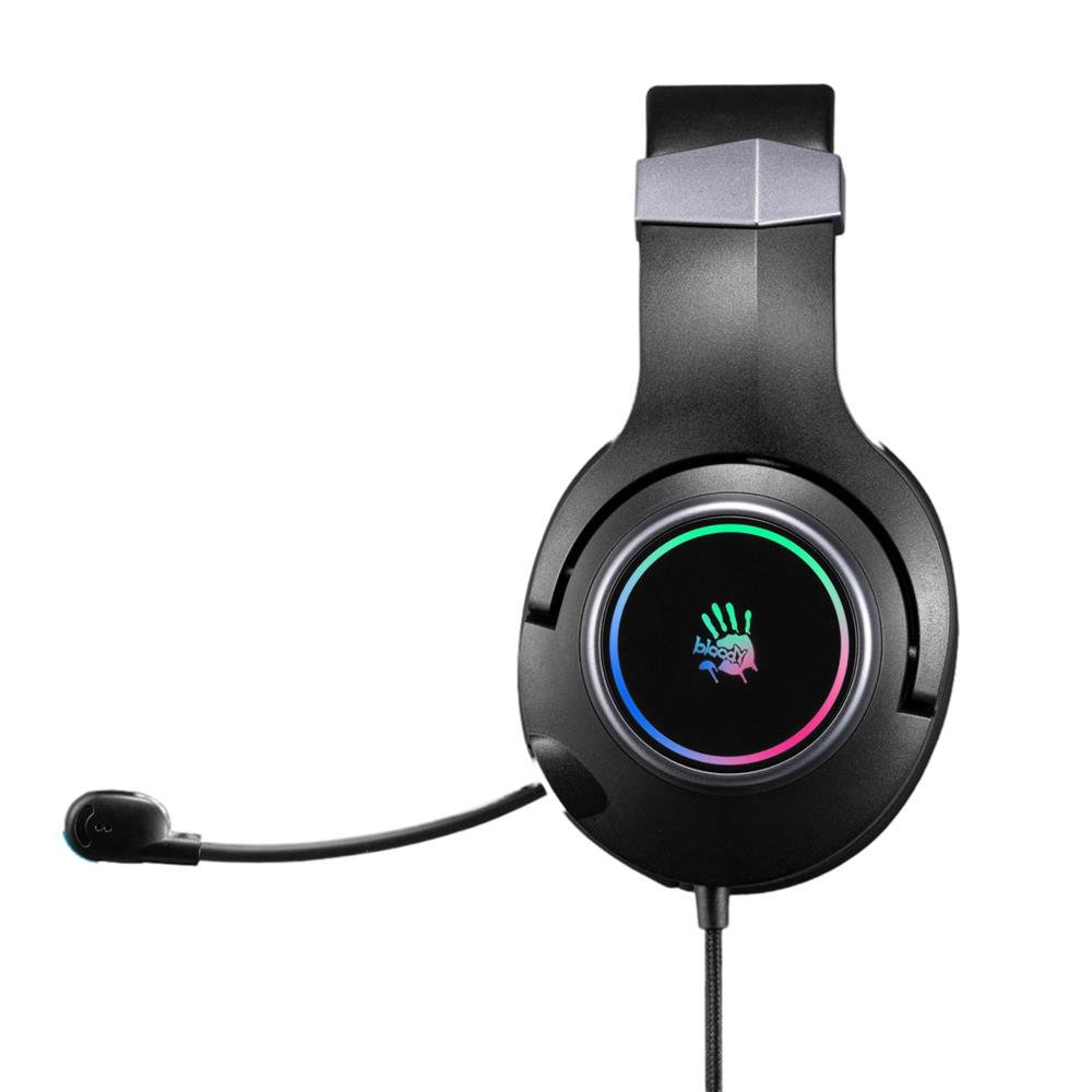 Headset Gamer USB 7.1 Bloody G350 RGB Com Microfone Preto