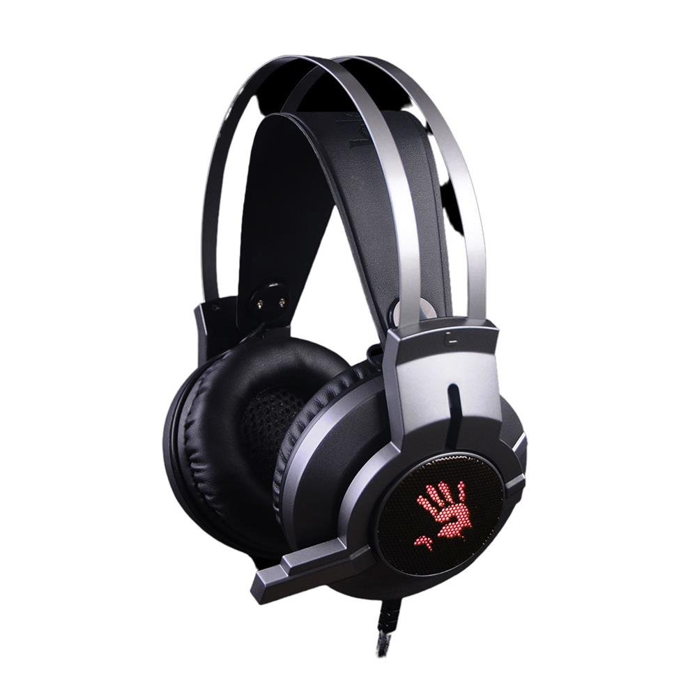 Headset Gamer USB 7.1 Bloody G437 LED Com Microfone Preto