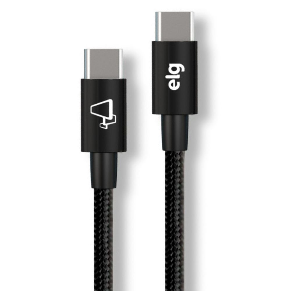 Cabo Usb-C Elg 3.0A Tc60b 1 Metro Preto