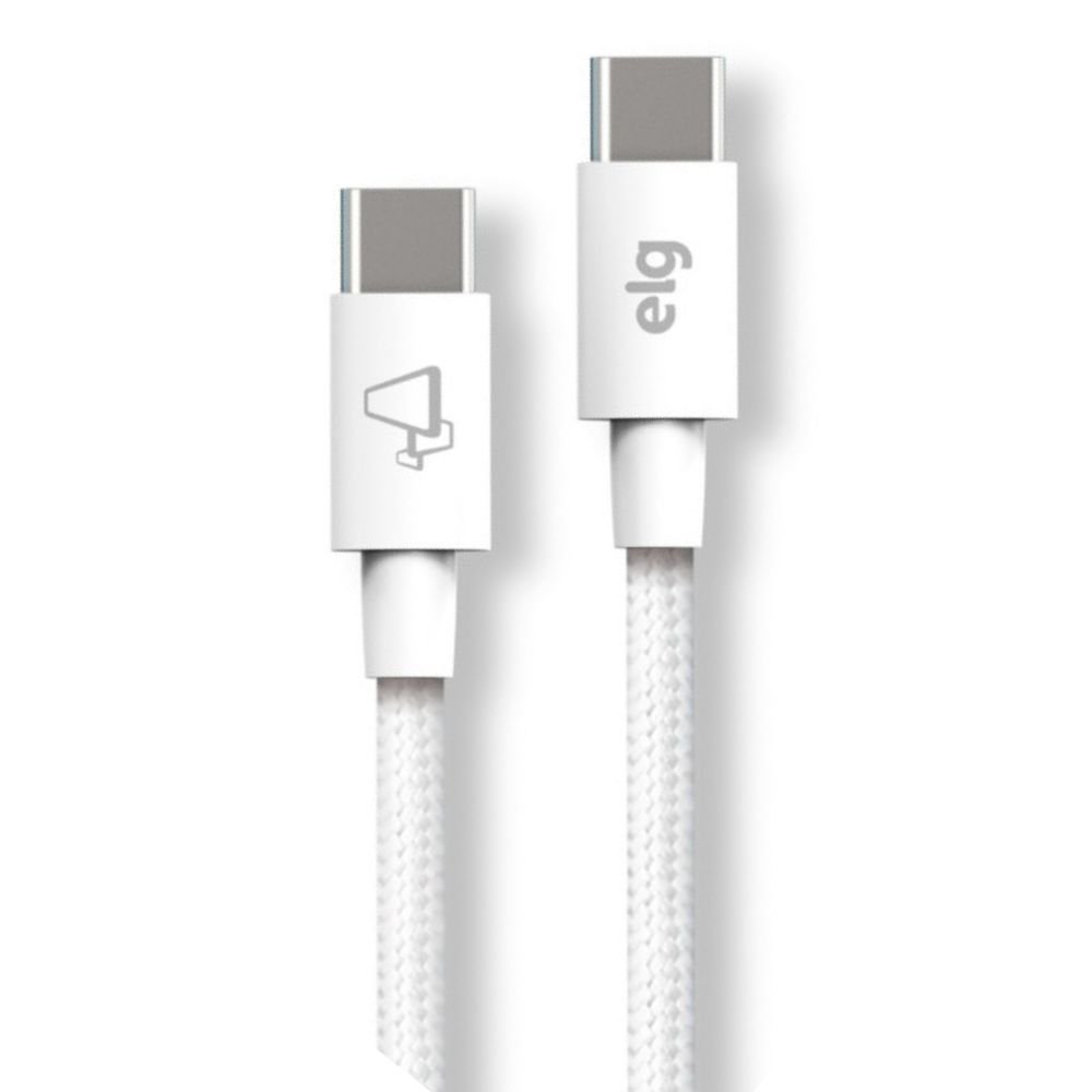 Cabo Tipo C X Tipo C Tc602 2 Metros Branco Elg Un.Venda: Pc/1