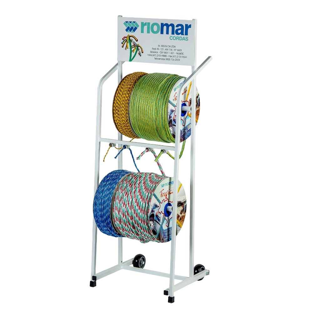 Kit Corda Riomar PP Tropical Multicolor 4,6,10 e 13mm + Expositor