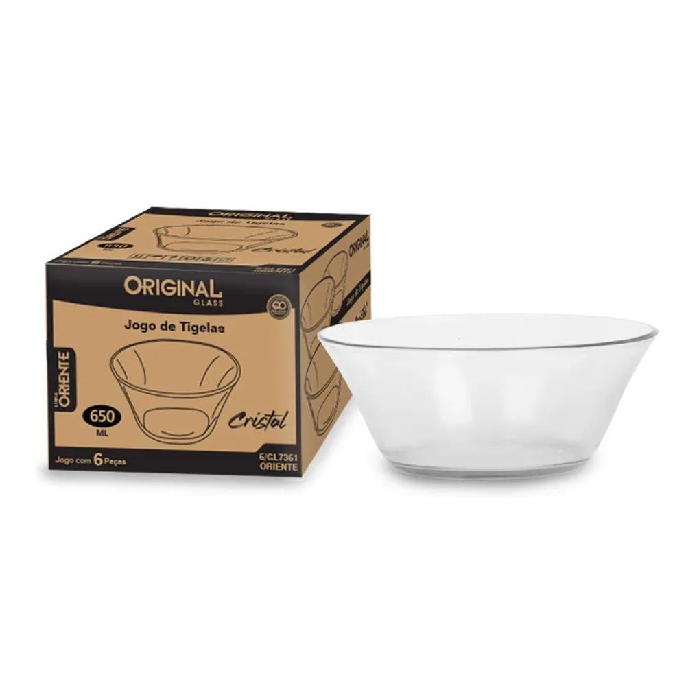 Tigela Crystal 650ml 16cm Gl7361 Original