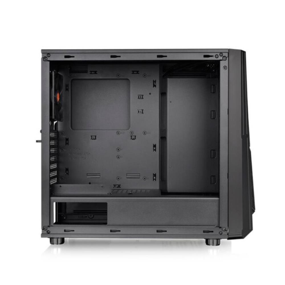 Gabinete Gamer Thermaltake Comander C35 TG ARGB, Mid Tower, Vidro Temperado, Black, Sem Fonte, Com 3 Fans, CA-1N6-00M1WN-00