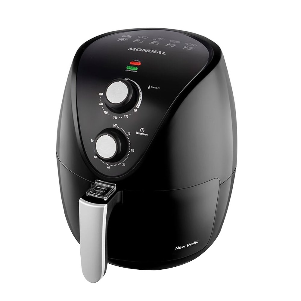 Fritadeira Air Fryer Mondial  AF-31 - 1500W, 3,5 Litros,  Preto, 110V