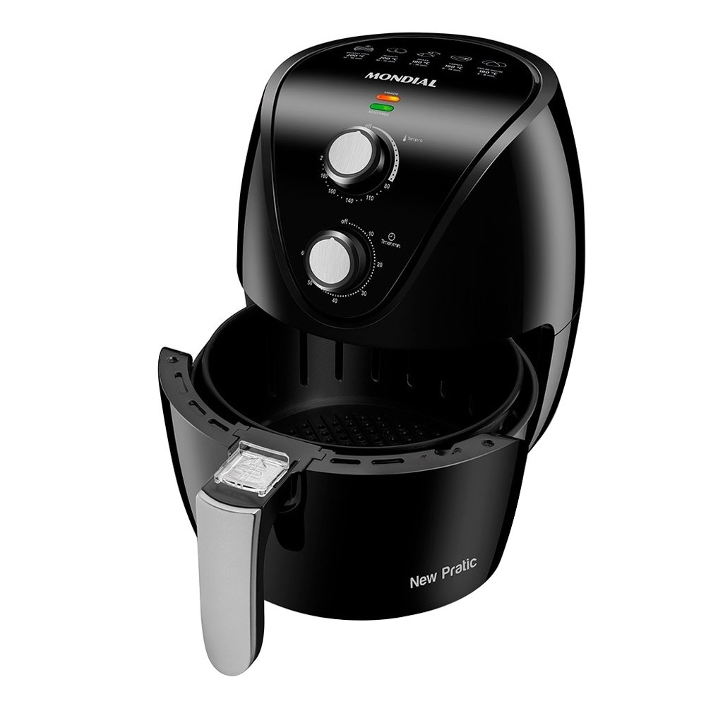 Fritadeira Air Fryer Mondial  AF-31 - 1500W, 3,5 Litros,  Preto, 110V