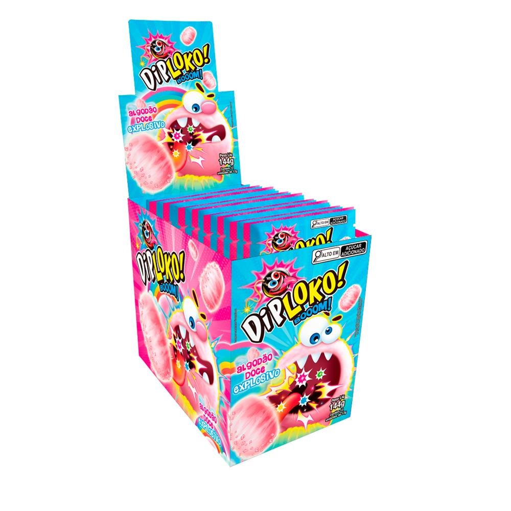 Algodão Doce Explosivo Sortido 12x12g - Danilla