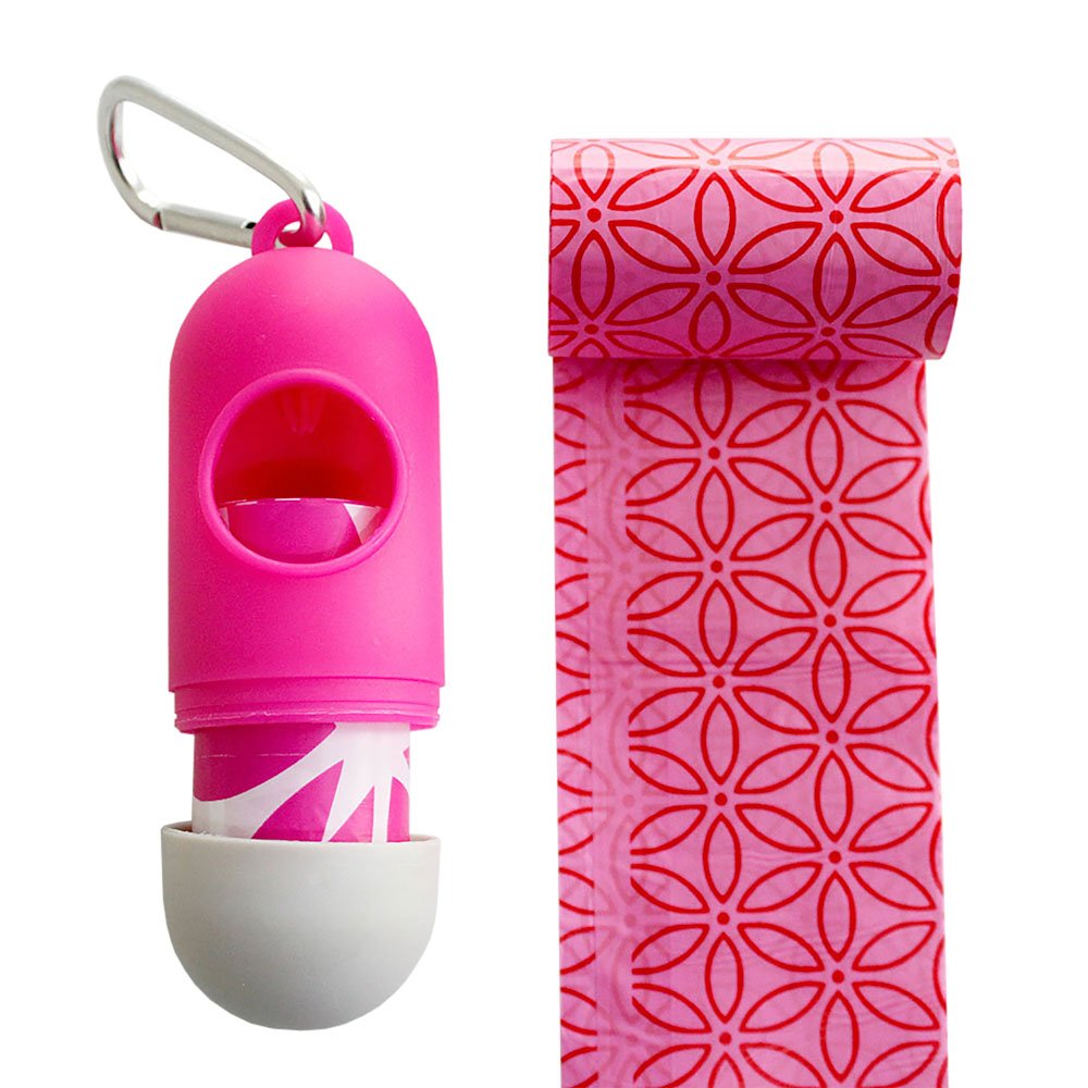 Dispenser e Refil Cata Caca Floral Germanhart
