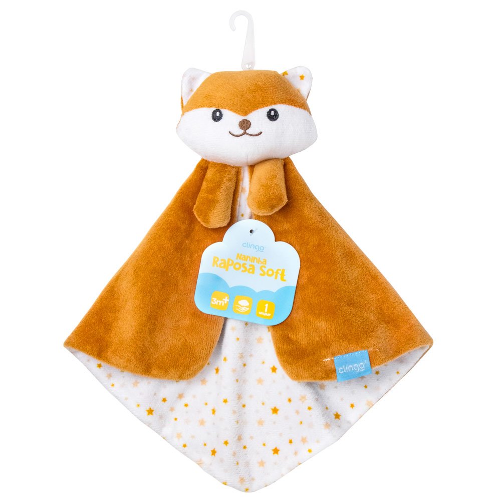 Naninha Raposa Soft Marrom Clingo