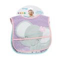 Kit 2 Babadores Impermeável Elefante/Gato Clingo