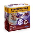 Fralda descartavel geriatrica suavidade Mega M - 50 Unidades