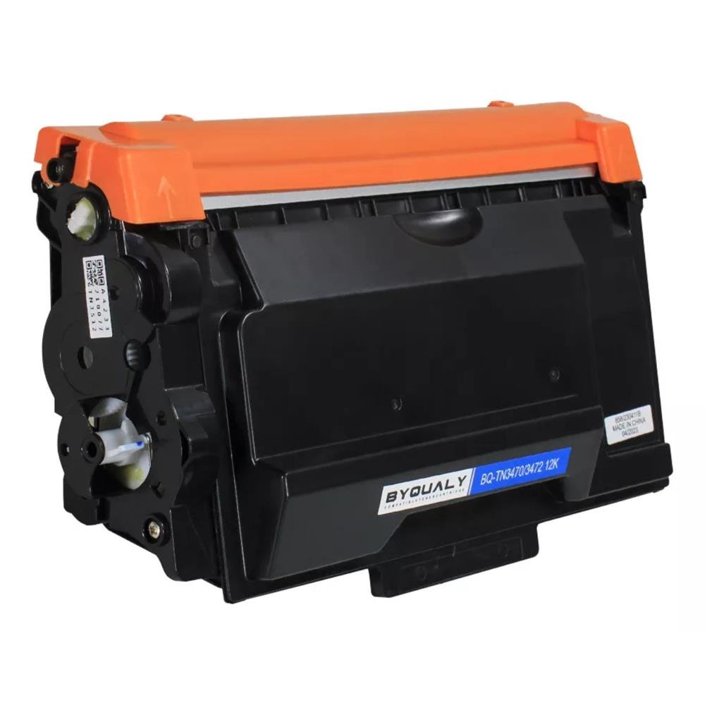 Cartucho Toner Compativel Com Brother TN880/TN3470/TN3472 | DCP-L5502DN/MFC-L5702DW/HL-L6202DW | BK - 12K - Byqualy