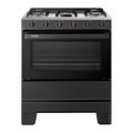 Fogão de Piso 5 Bocas Esmaltec F5ISP Ideal Pop - Mesa em Aço Inox, Acendimento Manual, Preto