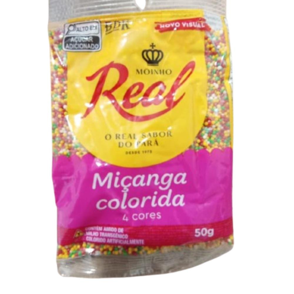 Miçanga Colorida 4 cores 50G CX 50 PCT