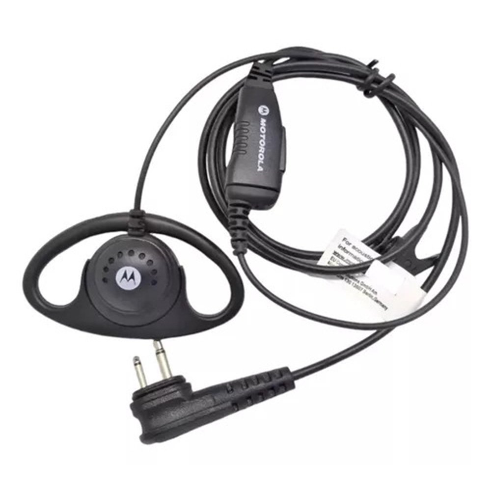 Fone Motorola Com Suporte de orelha em pol D pol , funcao vox, Recebe e Transmite, Preto - HKLN4599