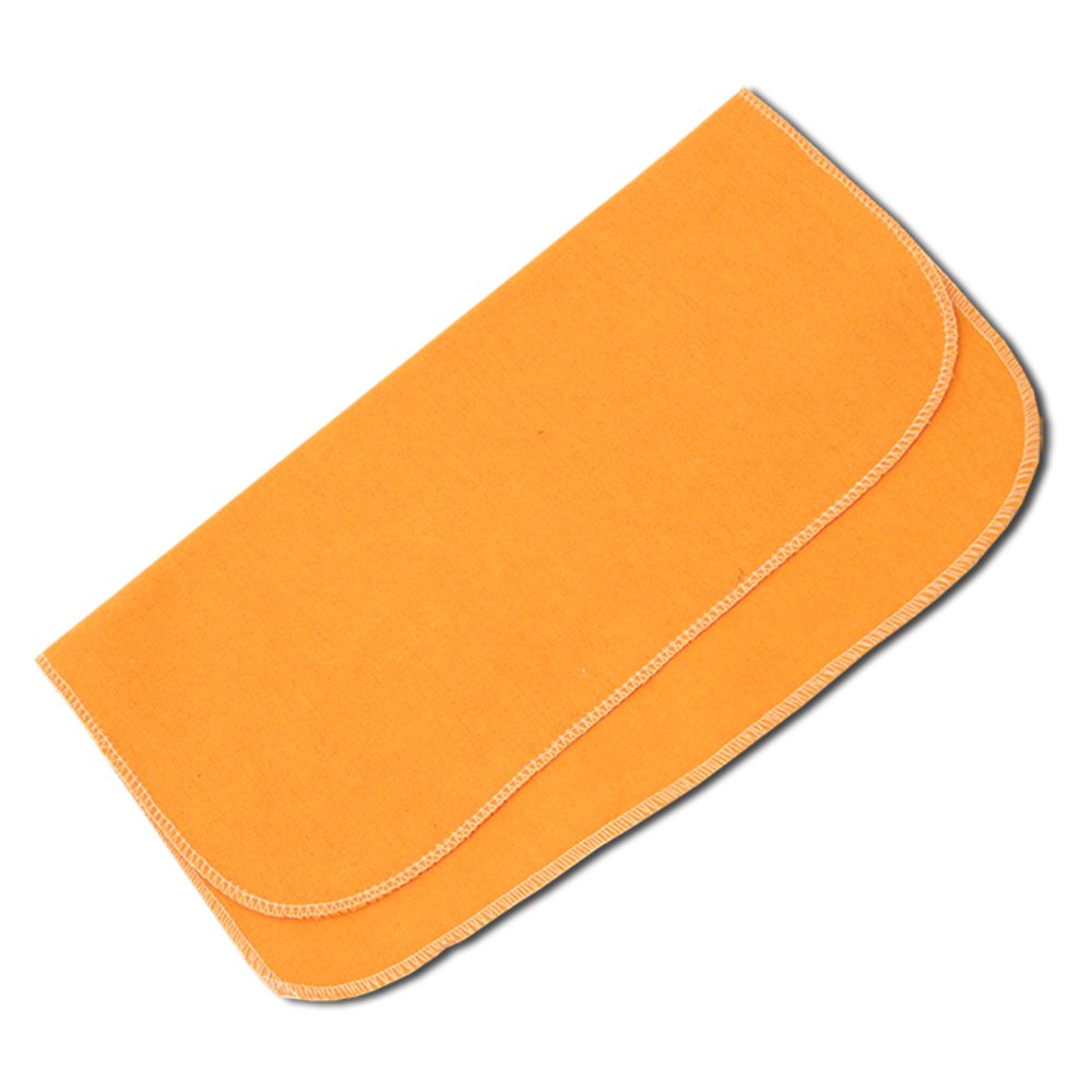 Flanela 100% Algodão 28 x 28 CM Laranja
