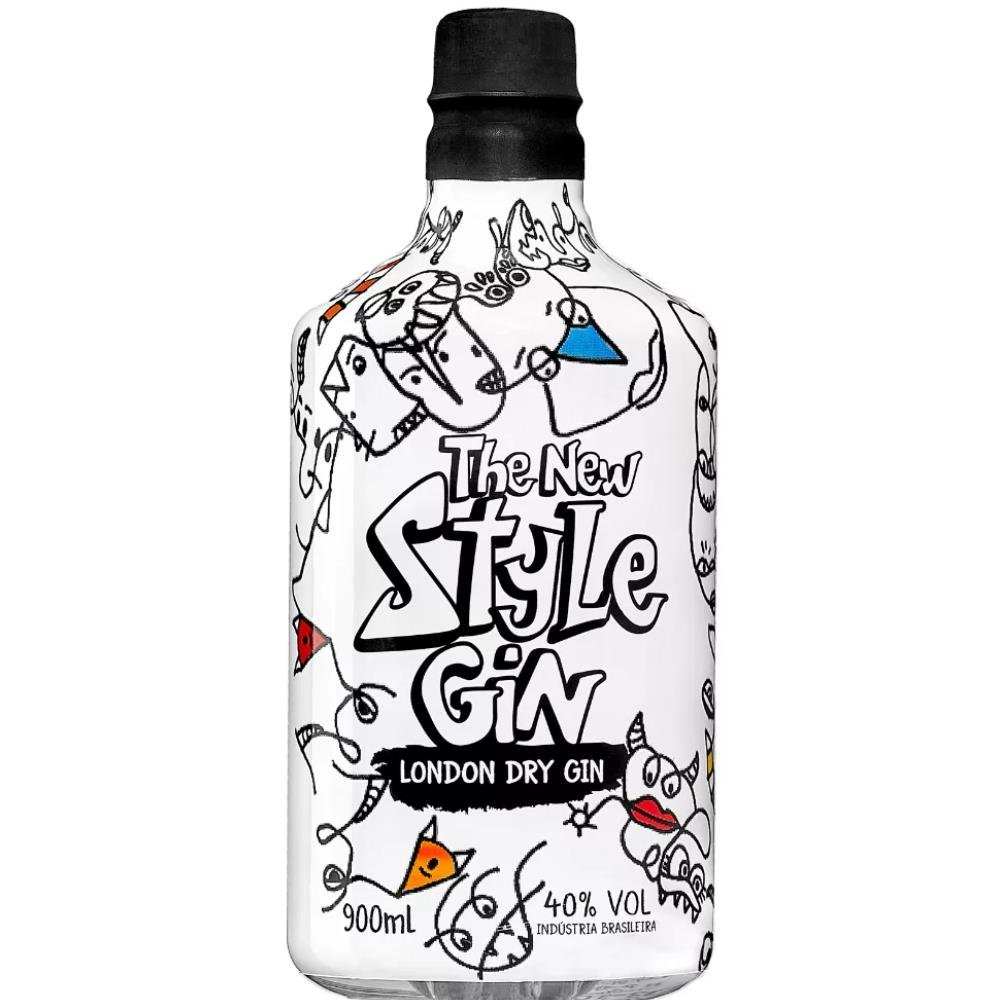 Gin New Style London Dry 900ml Garrafa Plástica - Nacional