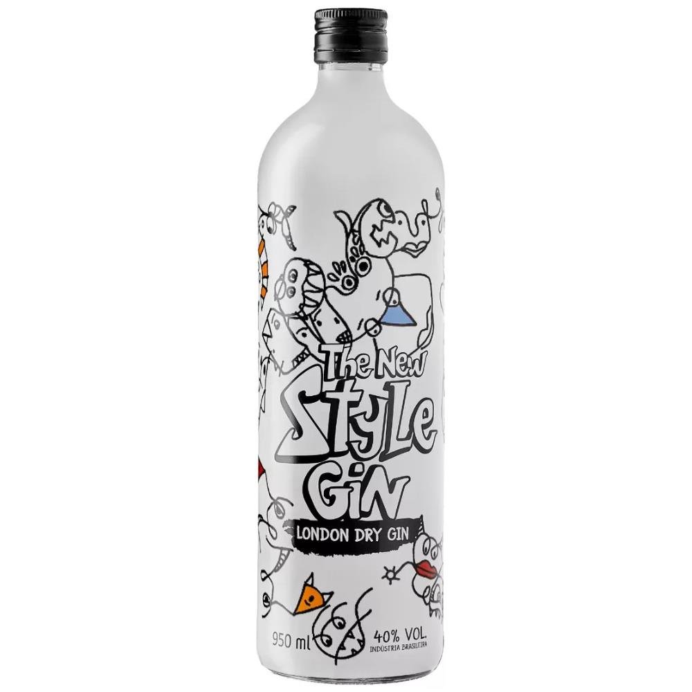 Gin New Style London Dry 950ml - Vidro