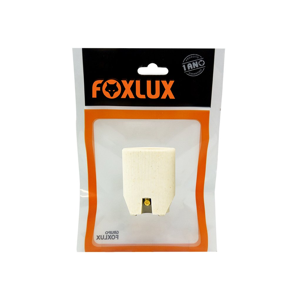 Bocal Porcelana Spot Liso E27 Foxlux