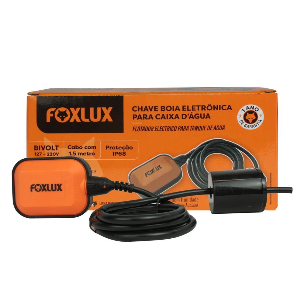 Chave Boia Elétrica para Bomba Dagua 16A Bivolt Foxlux