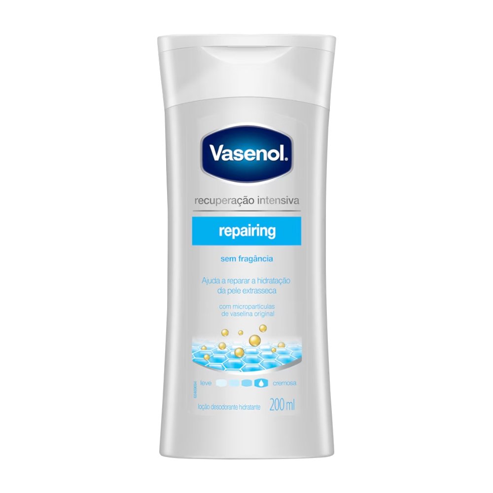 Hidratante Corporal Vasenol Recuperação Intensiva Reparador 200ml