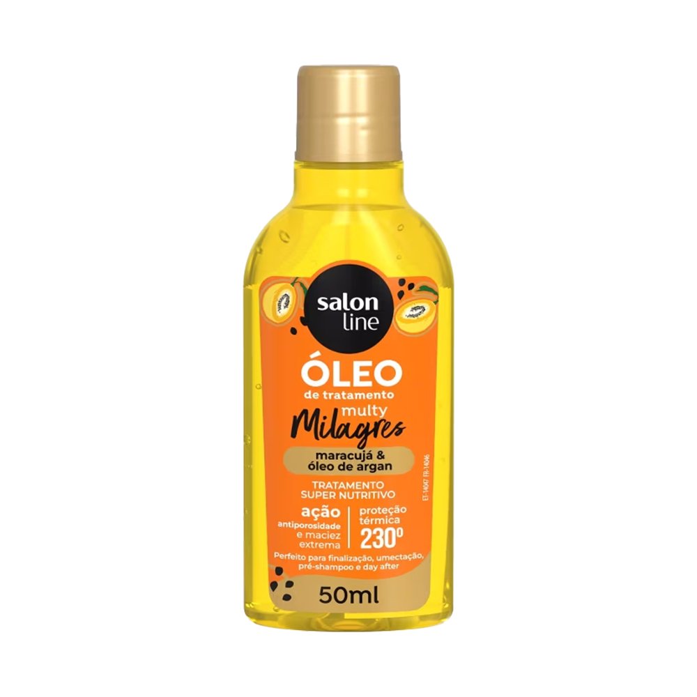 Oleo Capilar De Tratamento Salon Line Multy Milagres Maracuja E Oleo De Argan 50Ml