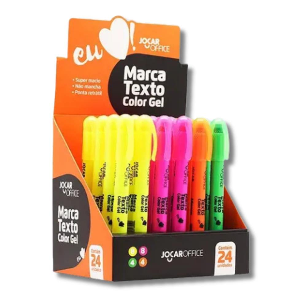Marca Texto Gel Displa com 24 und