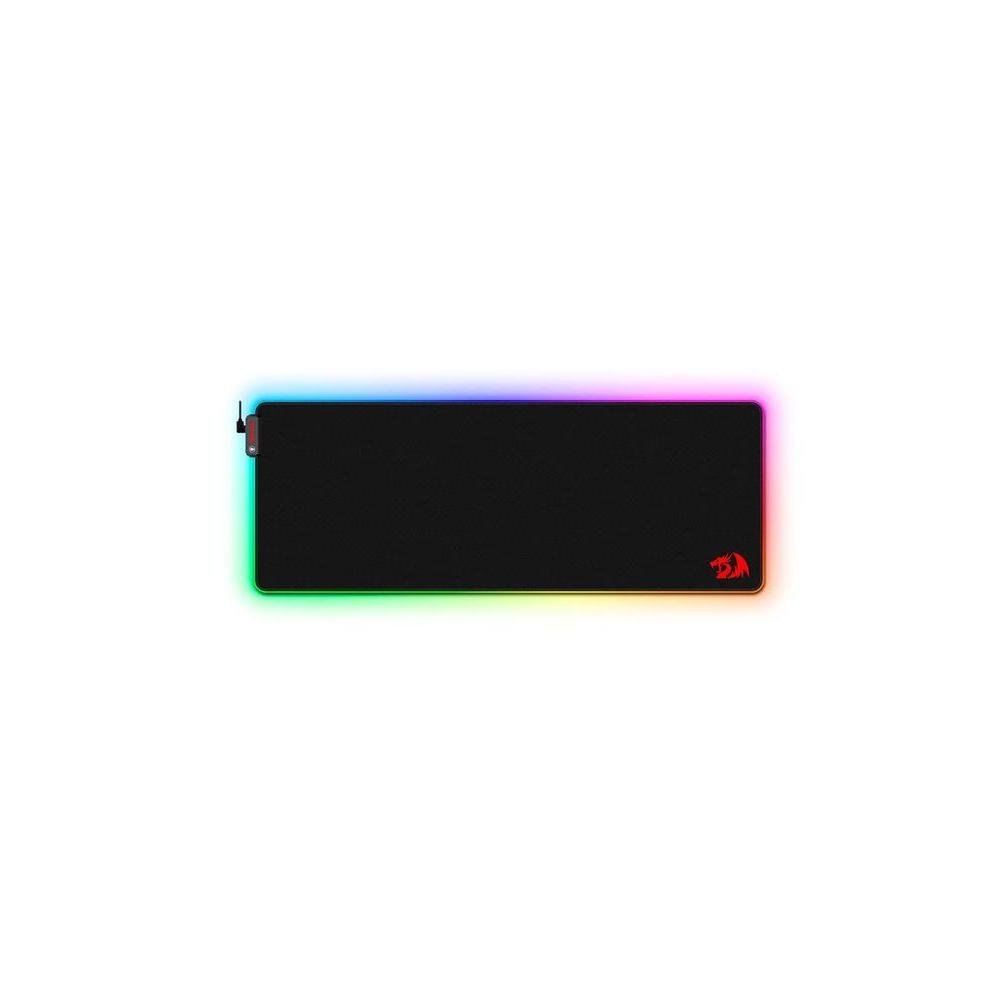 Mousepad Gamer Redragon Neptux, RGB, Grande Extendido (800X300), Preto - P033
