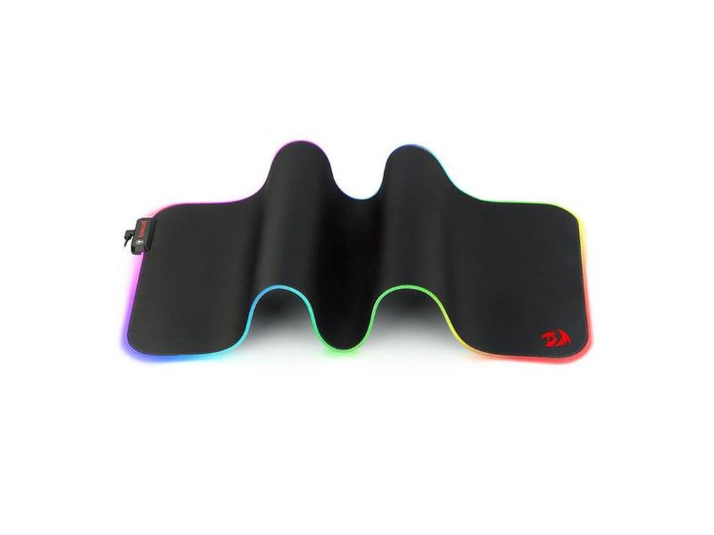 Mousepad Gamer Redragon Neptux, RGB, Grande Extendido (800X300), Preto - P033