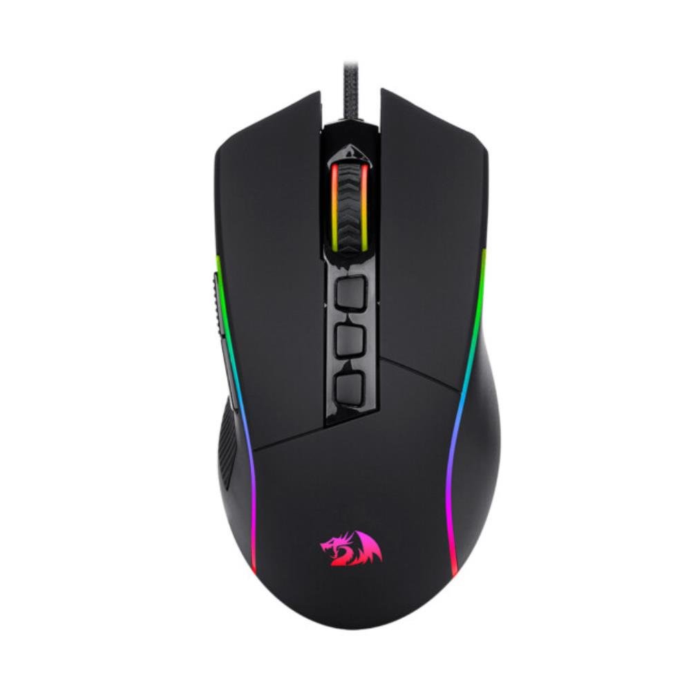 Mouse Gamer Redragon Plank, Rgb, Preto, 16000Dpi, 9 Botões, Usb, M812-Rgb