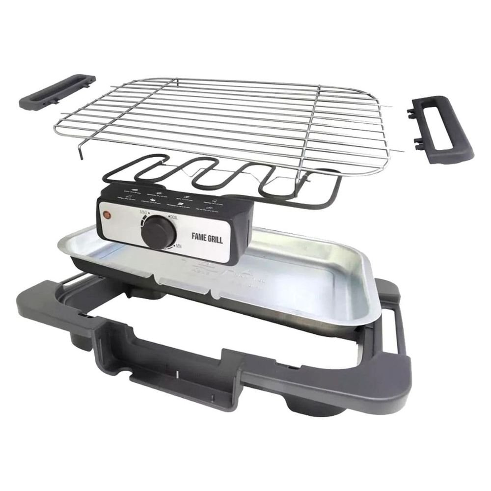 Churrasqueira Eletrica Grill Multiuso 127v 1800w Grande Fame