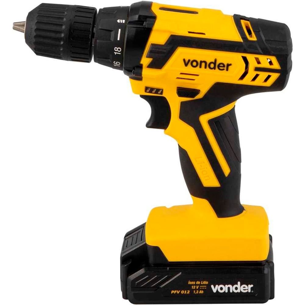 Parafusadeira/furadeira A Bateria 12v Bivolt Pfv012 Vonder