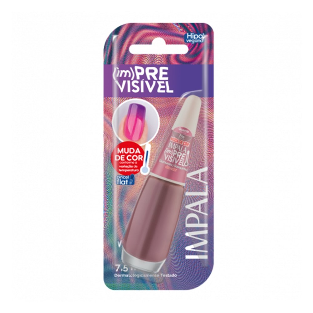 Esmalte Impala (Im)Previsível Duo Color Glamourosa Basiquinha Blister 7,5ml