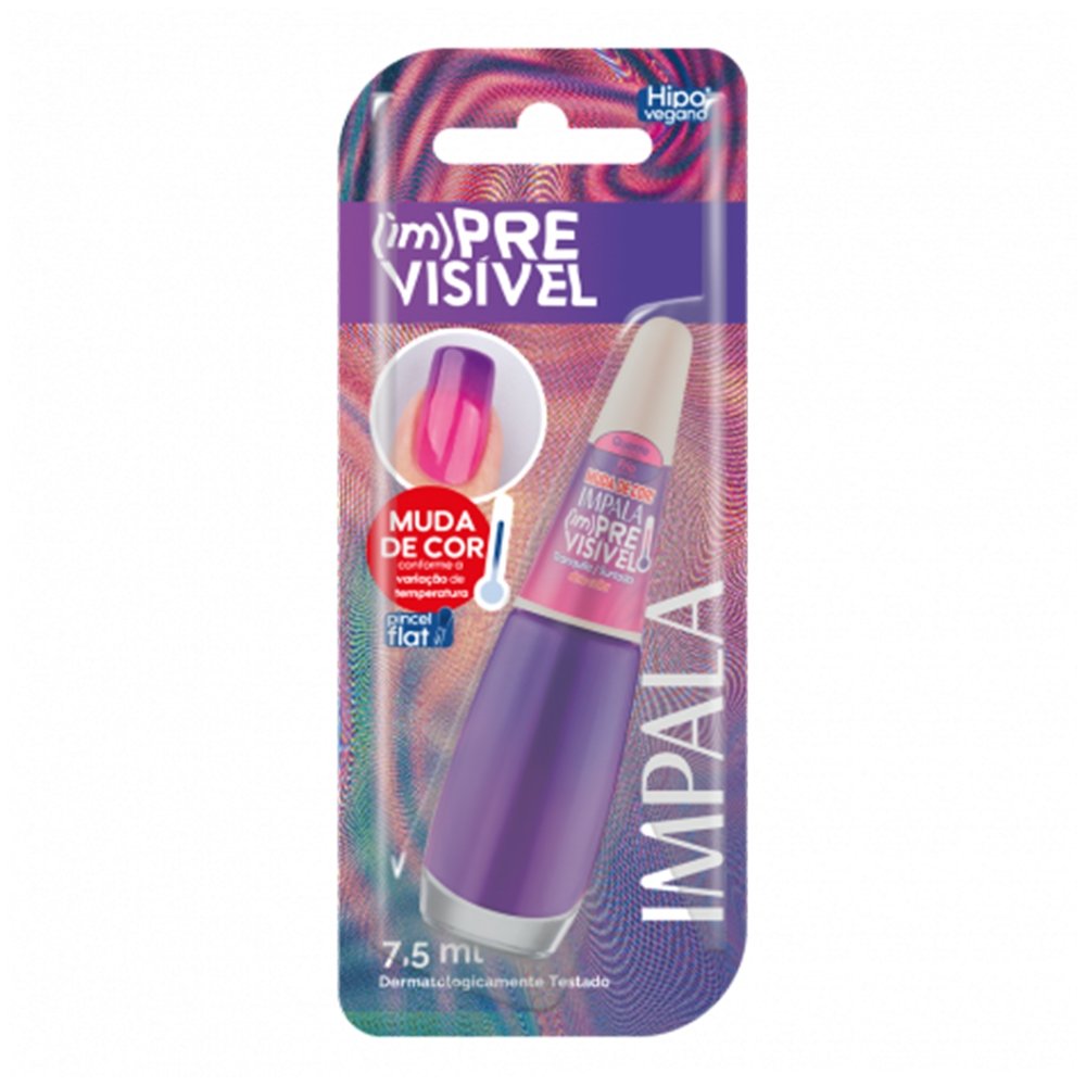Esmalte Impala Imprevisível - Duo Color Tranquila Surtada Blister 7,5ml