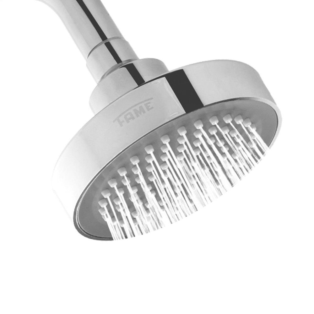 DUCHA FRIA FAME 4P REDONDA CROMADO SEM DESVIADOR
