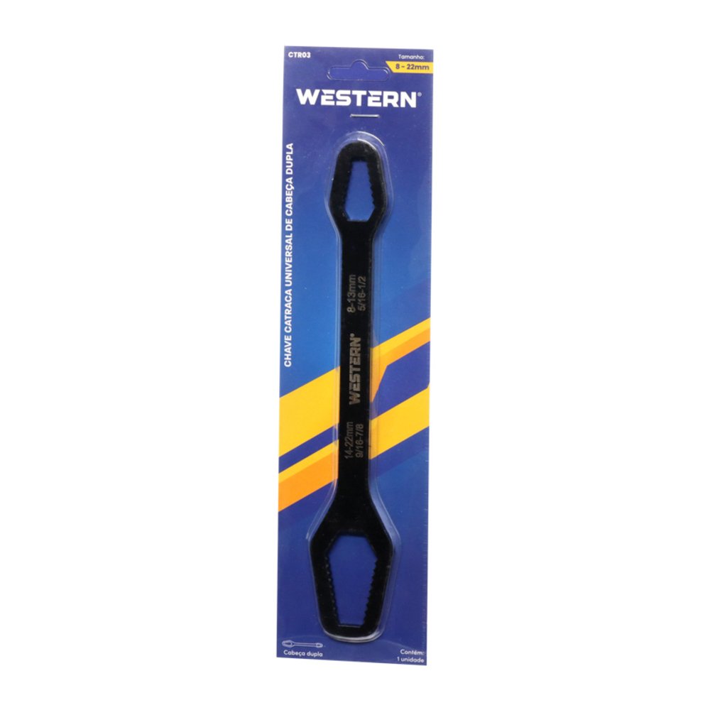 Chave Boca Universal Cabeça Dupla 8-22Mm - Western