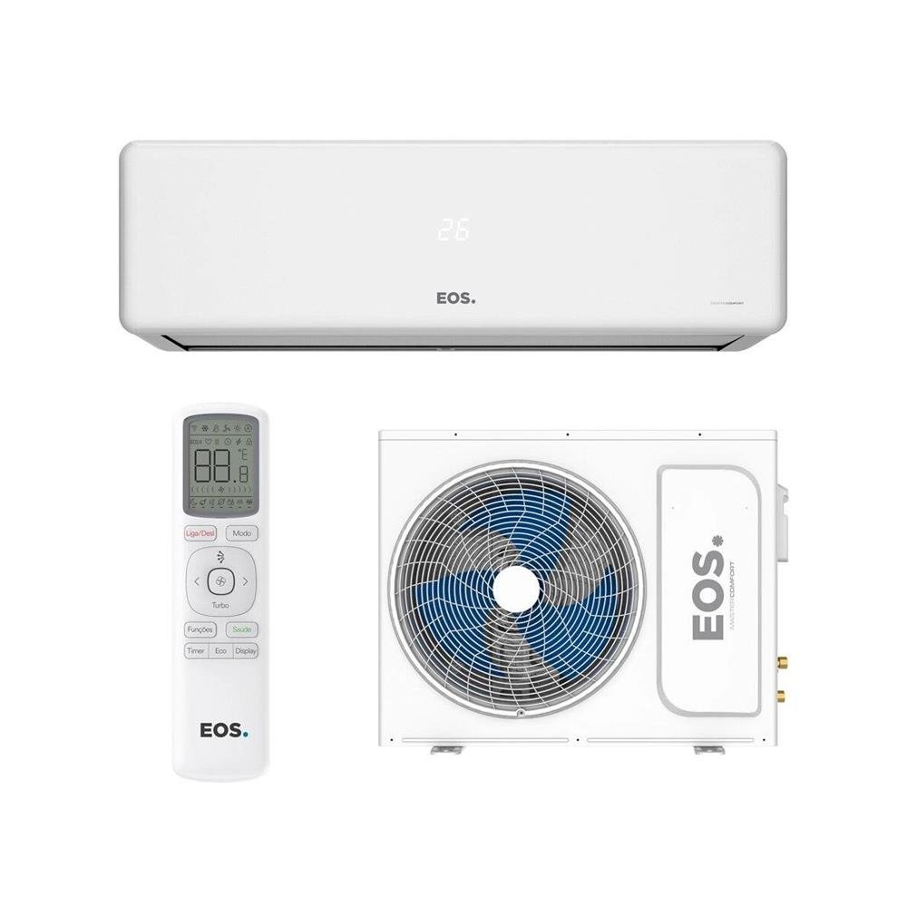 Ar-Condicionado Split 9000 BTUs eos Master Confort On/Off High Wall Só Frio EASM9000FI/EASM9000FE 220V