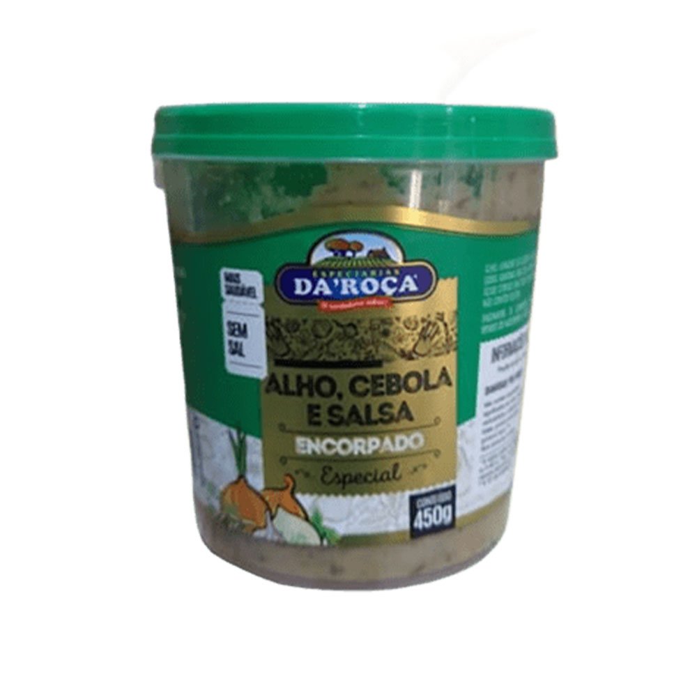 Alho Picado Cebola E Salsa 450g Da Roça