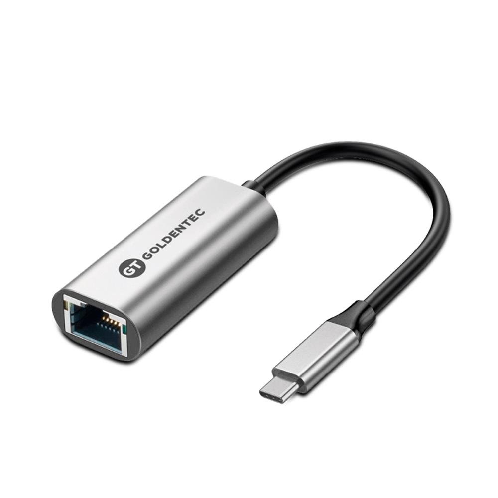 Cabo Adaptador Usbc Para Rj45 Giga Ethernet 10 100 1000Mbps