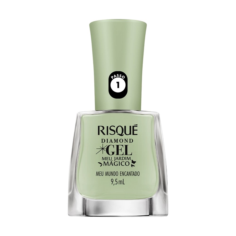 Esmalte Risqué Cremoso de Gel Meu Mundo Encantado Comercial 9,5ml