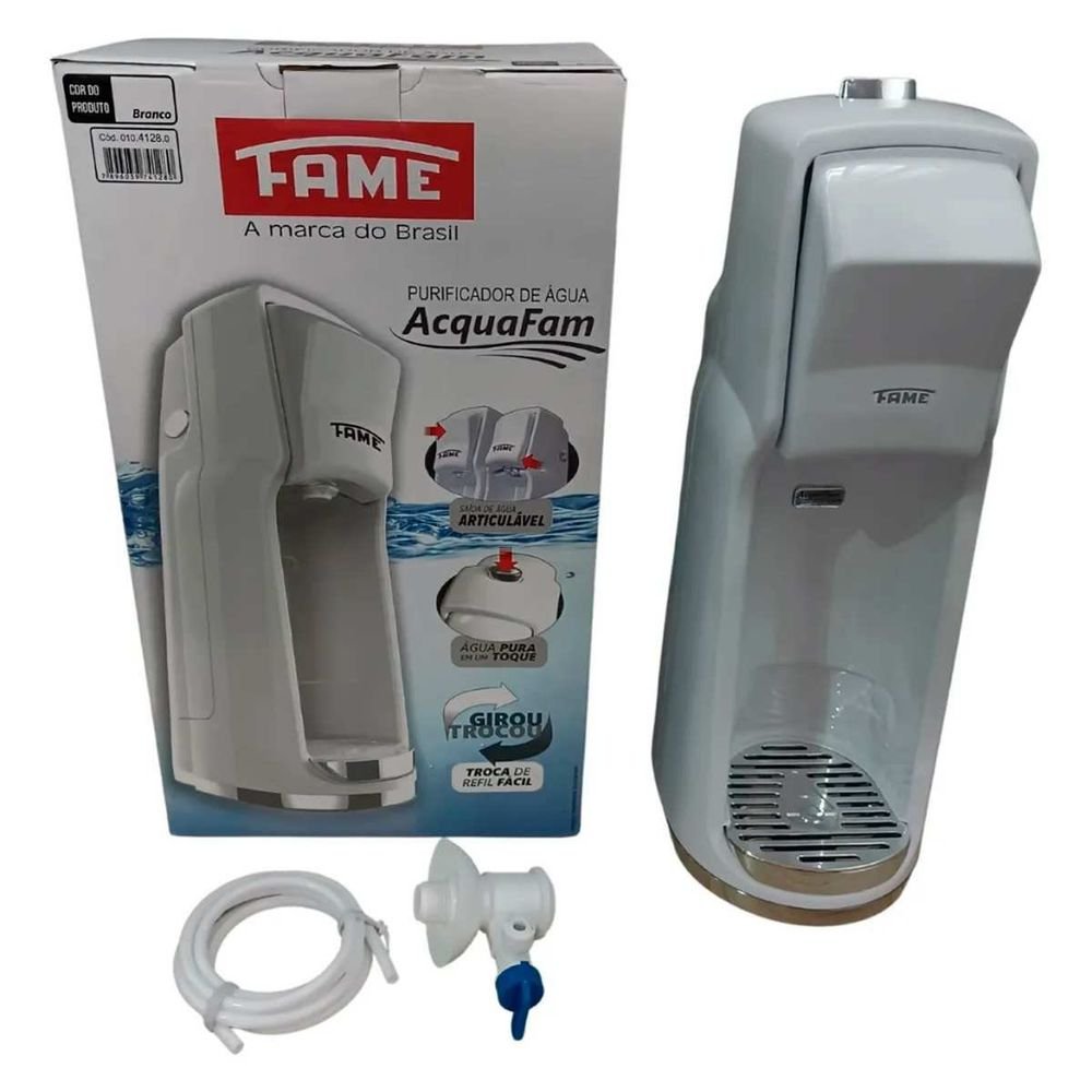 Purificador De Água Aquafm 4128 Branco Fame