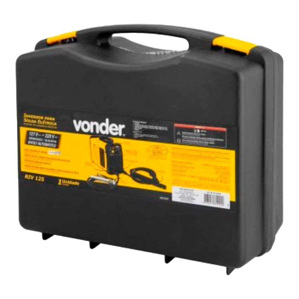 Maquina De Solda Inversora Com Eletrodo E Tig 120 Riv125 Monofásico 127/220v 19x12x28cm Vonder