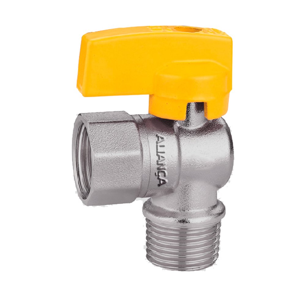 VALVULA ESFERA ANGULAR MF HASTE CURTA AM 1/2 NPT - 550/12