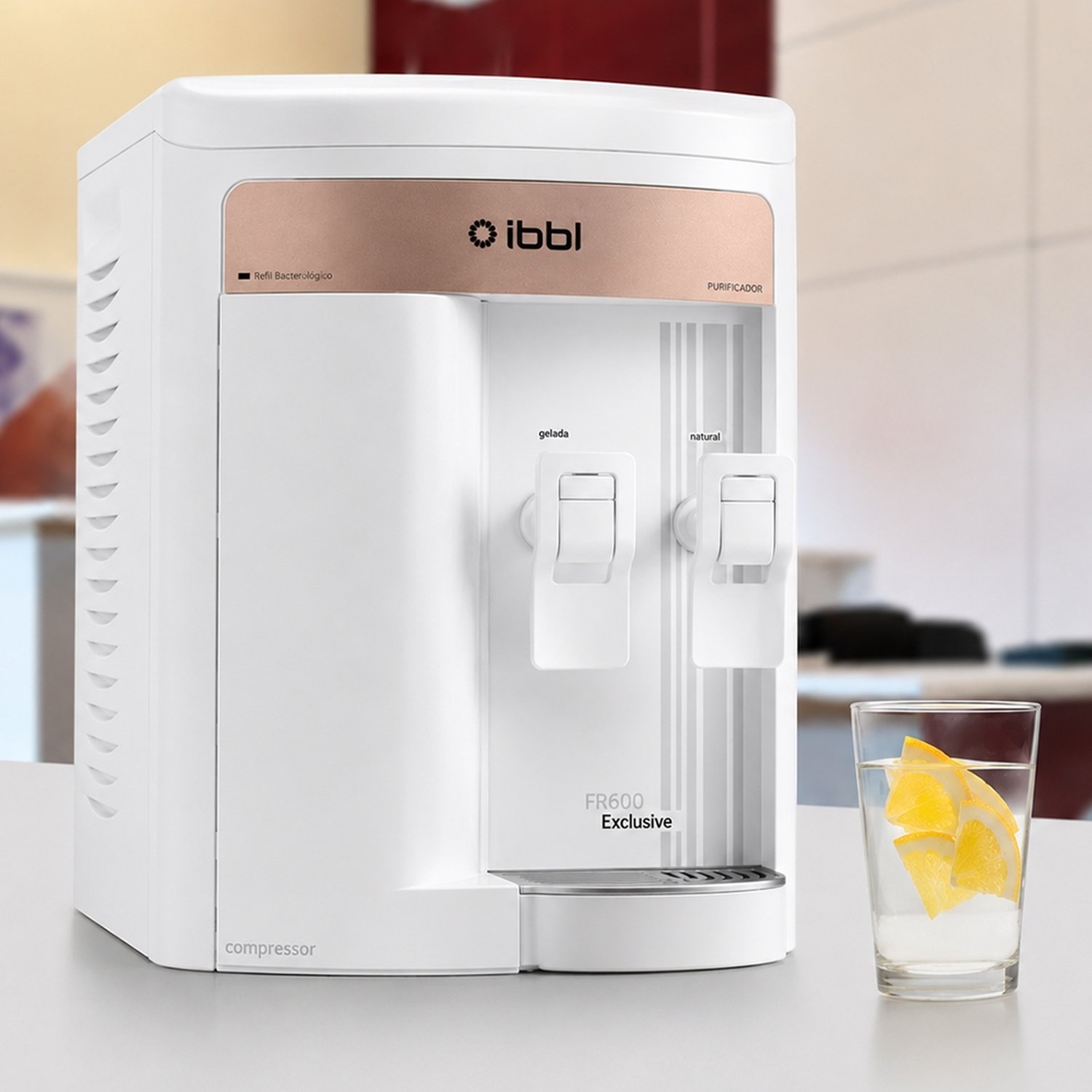 Purificador de Água IBBL FR-600 Exclusive - Com Compressor, Branco ...