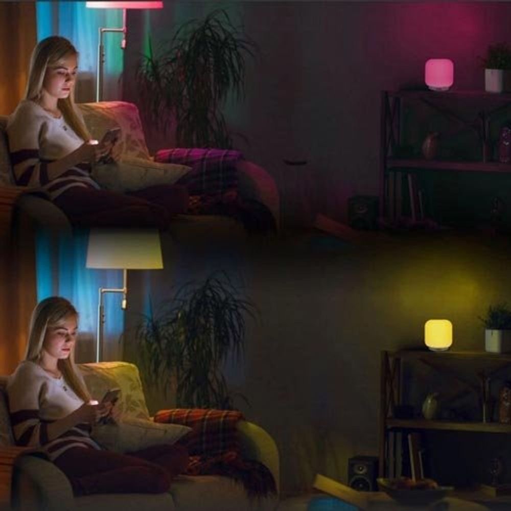 Luminária De Mesa Led Jujuba Rgb+300k Taschibra