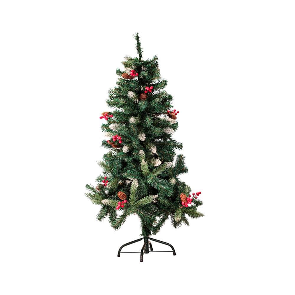 Árvore Natal 120Cm/260Galhos Alpina Nevada Decorada