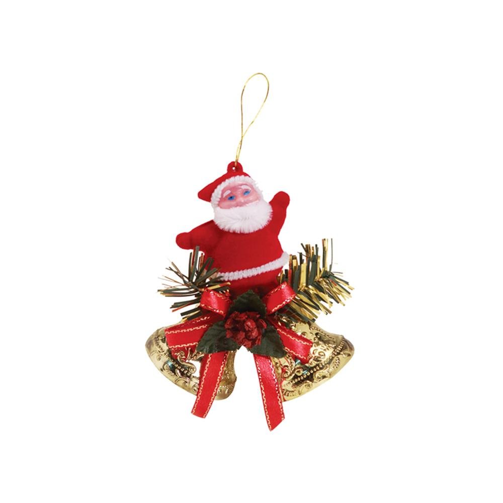 Enfeite Natal Sino Duplo Papai Noel 6Cm Magizi C12