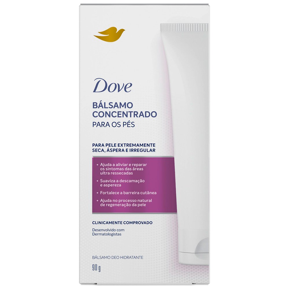 Bálsamo Deo Hidratante Dove Para Os Pês Concentrado 100ml