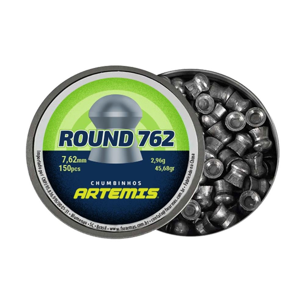 Chumbinho Artemis Round 7,62mm - 150 unidades