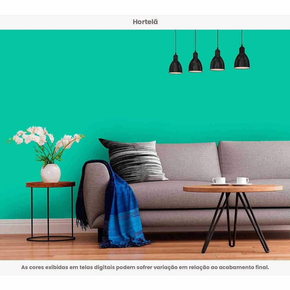 Tinta Acrílica Standard Semibrilho 15l Brilho E Cor Hortelã Hidrotintas