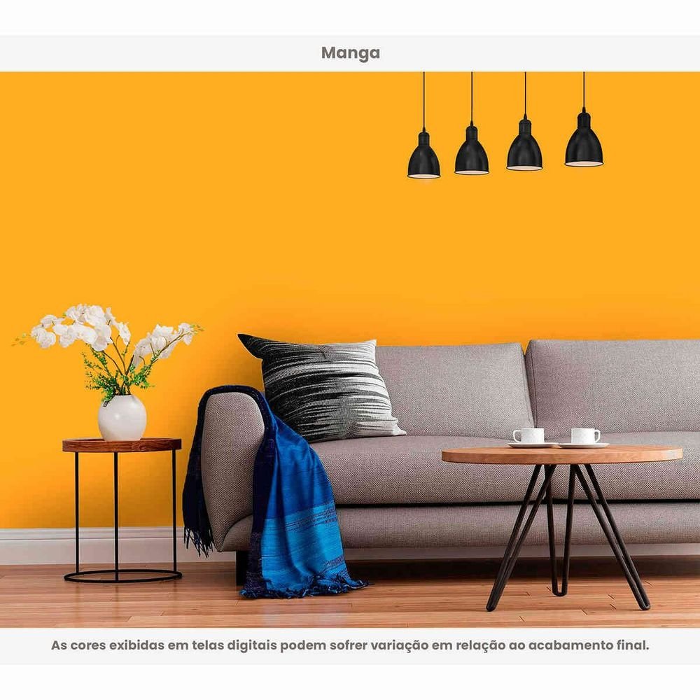 Tinta Acrílica Standard Semibrilho 15l Brilho E Cor Manga Hidrotintas